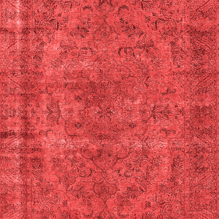 Machine Washable Oriental Red Industrial Rug, wshurb1085red