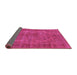 Sideview of Oriental Pink Industrial Rug, urb1085pnk