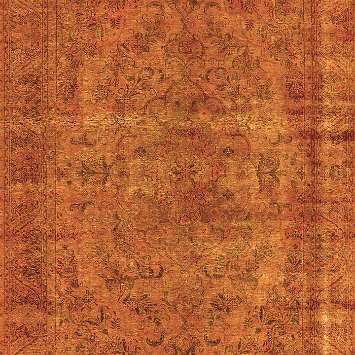 Machine Washable Oriental Orange Industrial Area Rugs, wshurb1085org