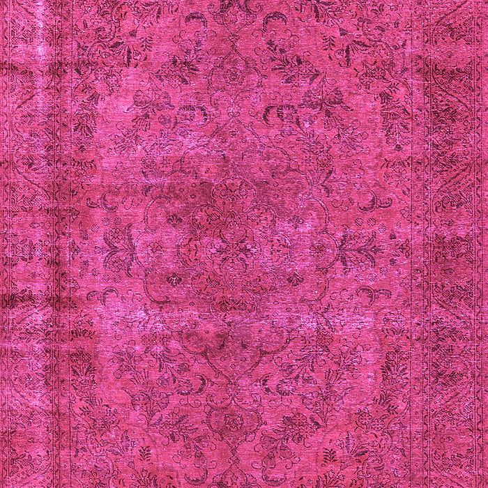 Machine Washable Oriental Pink Industrial Rug, wshurb1085pnk