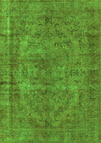 Oriental Green Industrial Rug, urb1085grn