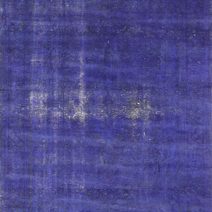 Mid-Century Modern Sapphire Blue Oriental Rug, urb1086