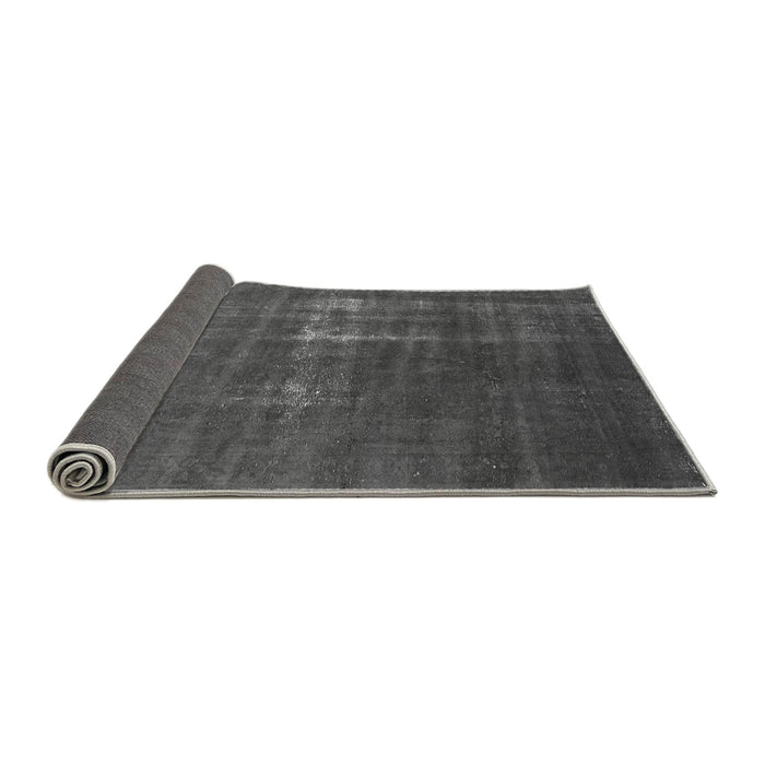 Sideview of Oriental Gray Industrial Rug, urb1086gry