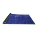 Sideview of Oriental Blue Industrial Rug, urb1086blu