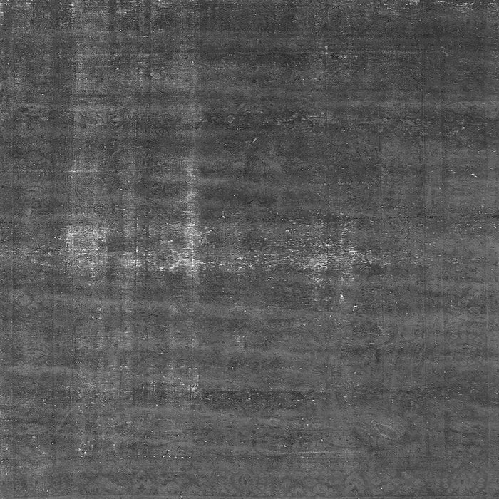 Square Machine Washable Oriental Gray Industrial Rug, wshurb1086gry