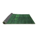 Sideview of Oriental Green Industrial Rug, urb1086grn