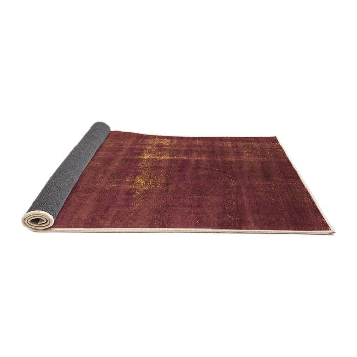 Sideview of Oriental Orange Industrial Rug, urb1086org