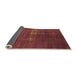 Sideview of Oriental Orange Industrial Rug, urb1086org