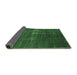 Sideview of Oriental Emerald Green Industrial Rug, urb1086emgrn