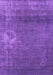 Machine Washable Oriental Purple Industrial Area Rugs, wshurb1087pur