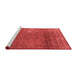 Industrial Red Washable Rugs