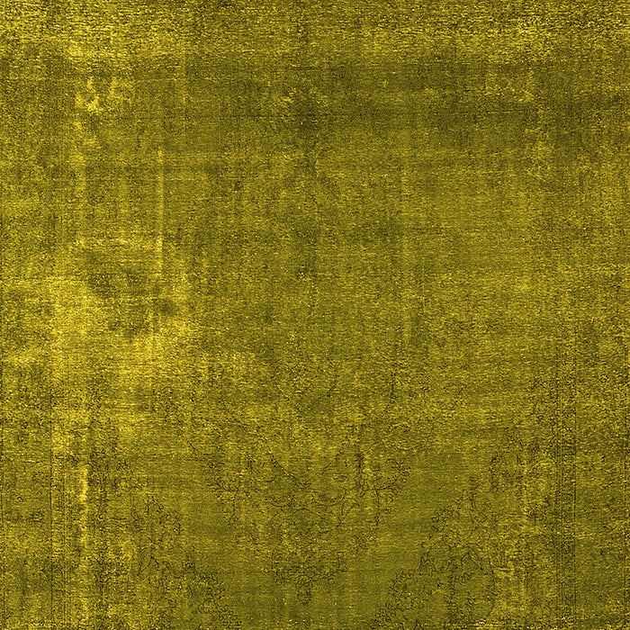 Oriental Yellow Industrial Rug, urb1087yw