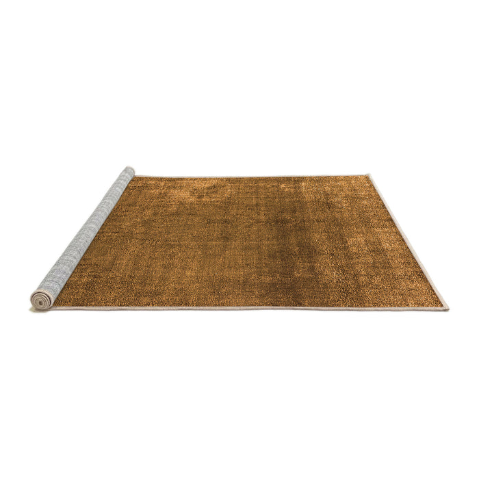 Sideview of Machine Washable Oriental Orange Industrial Area Rugs, wshurb1087org