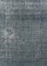 Machine Washable Industrial Modern Light Slate Gray Rug, wshurb1087