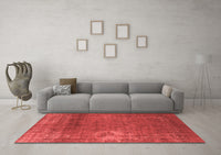 Machine Washable Oriental Red Industrial Rug, wshurb1087red