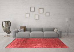 Industrial Red Washable Rugs