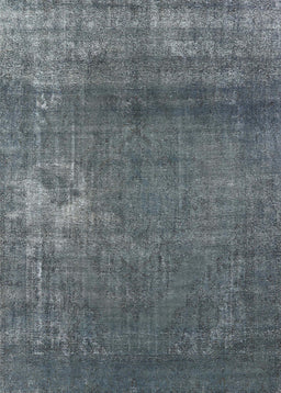 Mid-Century Modern Light Slate Gray Oriental Rug, urb1087