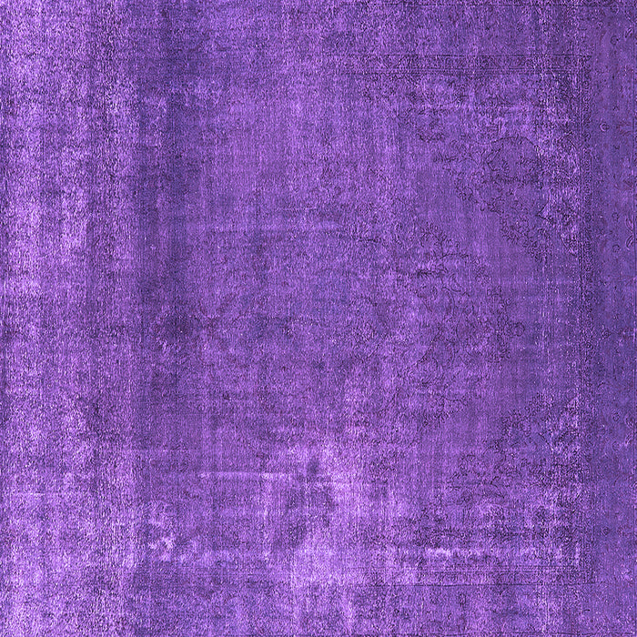 Square Oriental Purple Industrial Rug, urb1087pur
