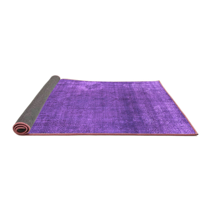 Sideview of Oriental Purple Industrial Rug, urb1087pur