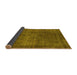 Sideview of Oriental Yellow Industrial Rug, urb1088yw