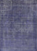 Machine Washable Industrial Modern Slate Blue Grey Blue Rug, wshurb1088