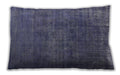 Mid-Century Modern Urban Slate Blue Grey Blue Lumbar Throw Pillow, 13 inch by 19 inch, lburb1088