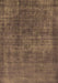 Machine Washable Oriental Brown Industrial Rug, wshurb1088brn