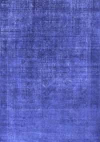 Oriental Blue Industrial Rug, urb1088blu