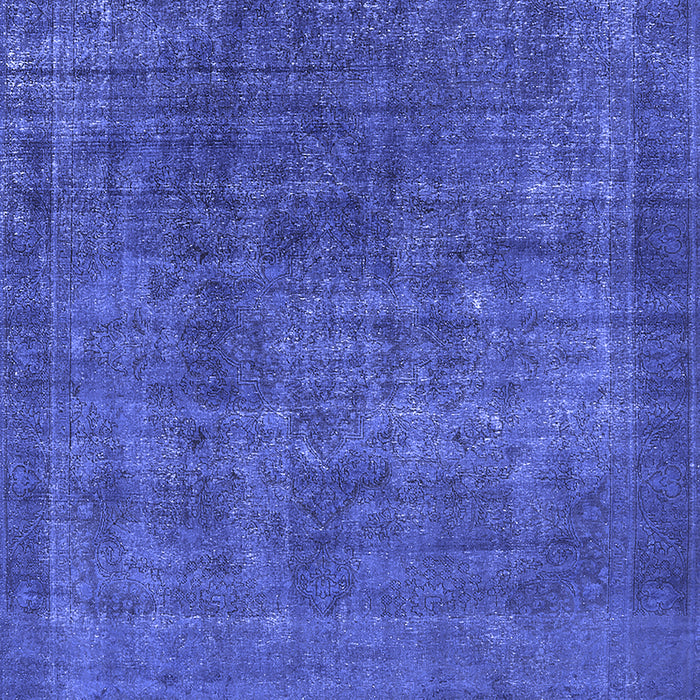Oriental Blue Industrial Rug, urb1088blu