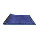 Sideview of Oriental Blue Industrial Rug, urb1088blu