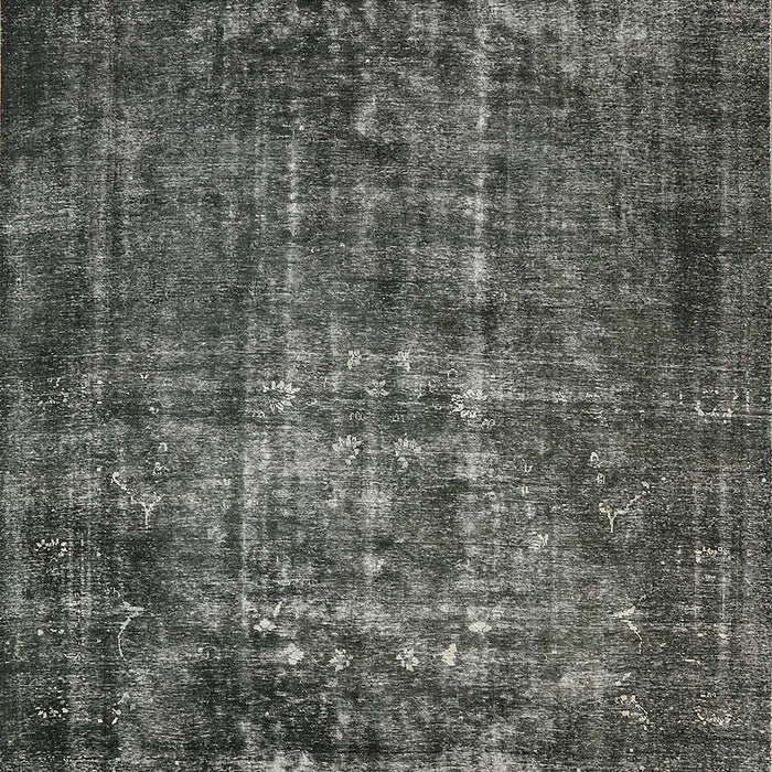 Mid-Century Modern Black Oriental Rug, urb1089