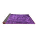 Sideview of Oriental Purple Industrial Rug, urb1089pur