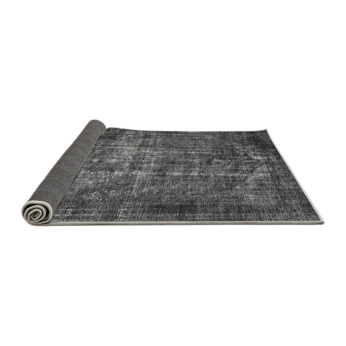 Sideview of Oriental Gray Industrial Rug, urb1089gry