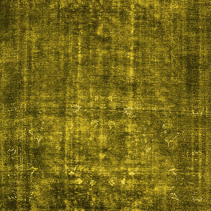 Oriental Yellow Industrial Rug, urb1089yw