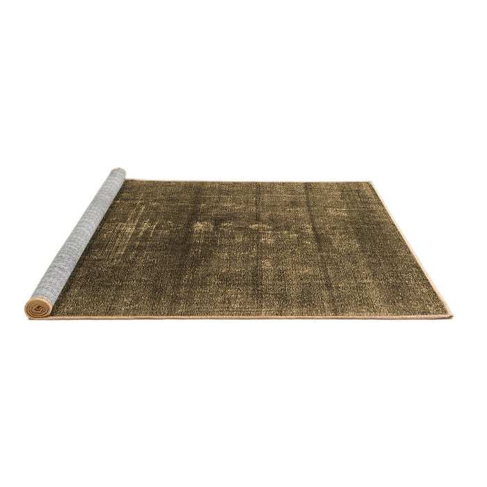 Sideview of Machine Washable Oriental Brown Industrial Rug, wshurb1090brn