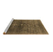 Sideview of Machine Washable Oriental Brown Industrial Rug, wshurb1090brn