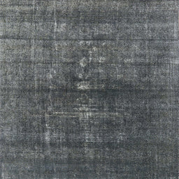 Square Machine Washable Industrial Modern Charcoal Blue Rug, wshurb1090