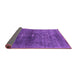 Sideview of Oriental Purple Industrial Rug, urb1090pur