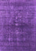 Machine Washable Oriental Purple Industrial Area Rugs, wshurb1090pur