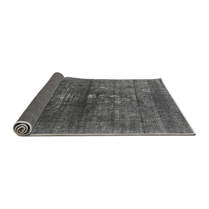 Sideview of Oriental Gray Industrial Rug, urb1090gry