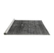 Sideview of Machine Washable Oriental Gray Industrial Rug, wshurb1090gry