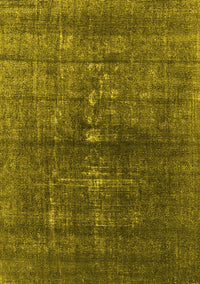 Oriental Yellow Industrial Rug, urb1090yw