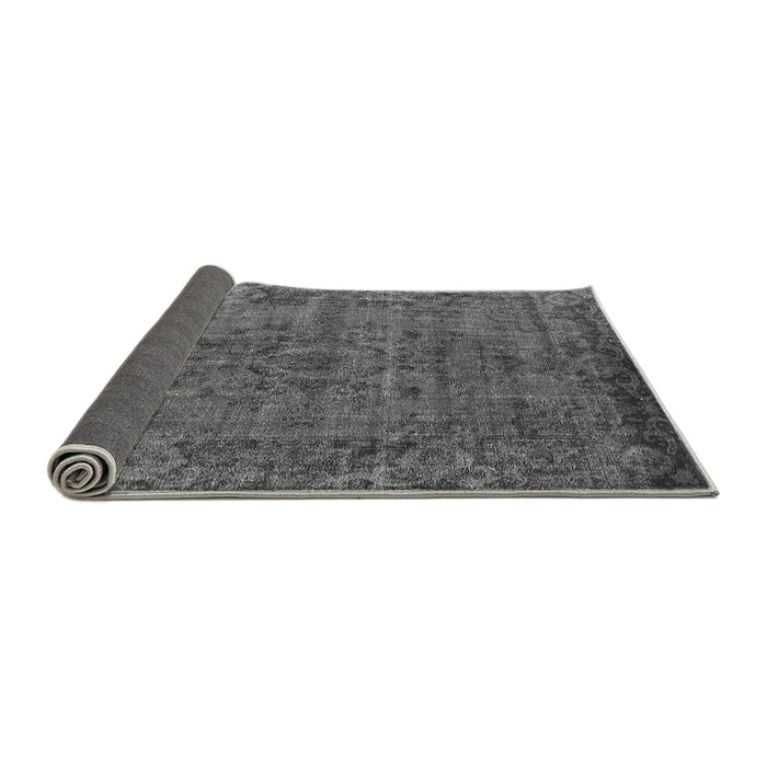 Sideview of Oriental Gray Industrial Rug, urb1091gry