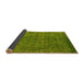 Sideview of Oriental Yellow Industrial Rug, urb1091yw