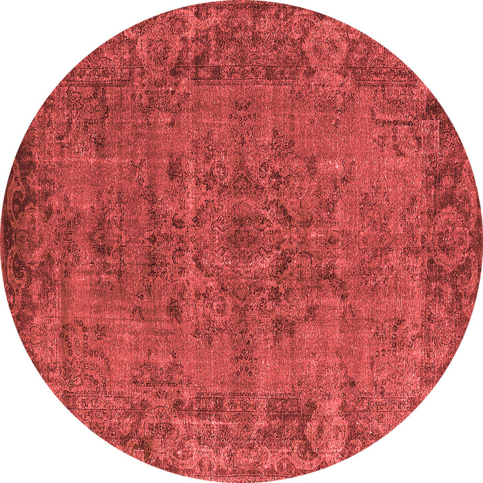 Machine Washable Oriental Red Industrial Rug, wshurb1091red