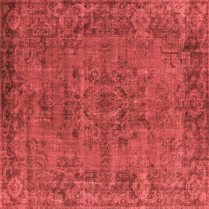 Machine Washable Oriental Red Industrial Rug, wshurb1091red