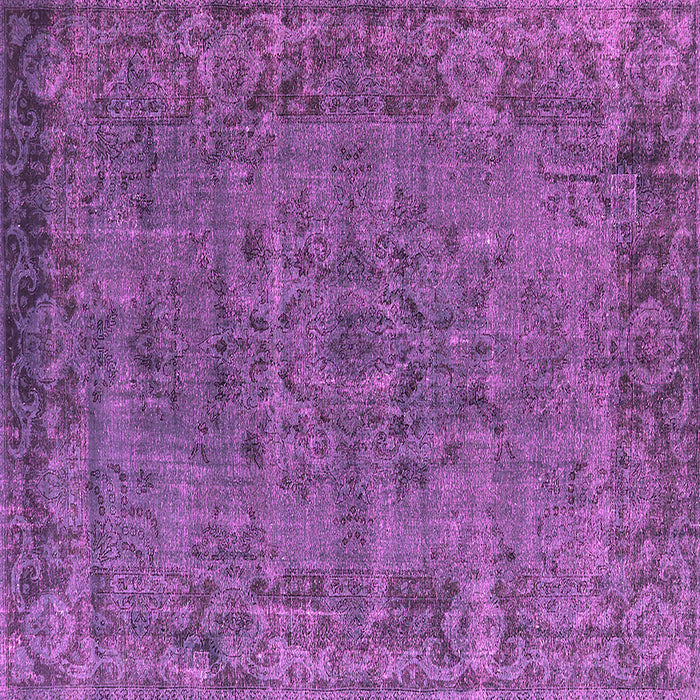 Square Oriental Pink Industrial Rug, urb1091pnk