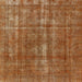 Square Mid-Century Modern Mahogany Brown Oriental Rug, urb1092