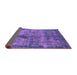 Sideview of Oriental Purple Industrial Rug, urb1093pur