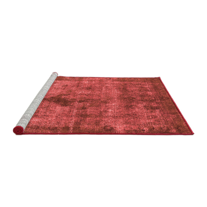 Industrial Red Washable Rugs